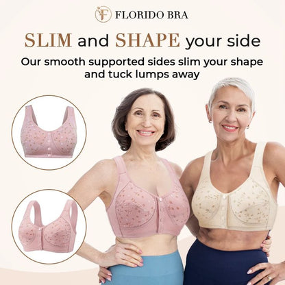 6 Premium Quality Front Button Seamless Cotton Comfort Bra – Pack of 6 (Everyday Wear)