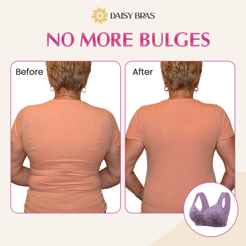 6 Premium Quality Front Button Seamless Cotton Comfort Bra – Pack of 6 (Everyday Wear)