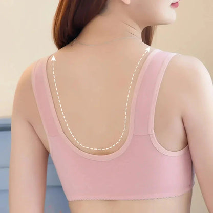 6 Premium Quality Front Button Seamless Cotton Comfort Bra – Pack of 6 (Everyday Wear)