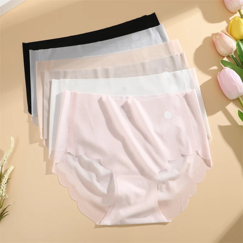 Ice silk Buttermilk panties pack of ( 6 )